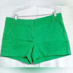 J. Crew Shorts - J Crew Sz 12 Shorts Chino Cotton Bright Green J. Crew Shorts - J Crew Sz 12 Shorts Chino Cotton Bright Green